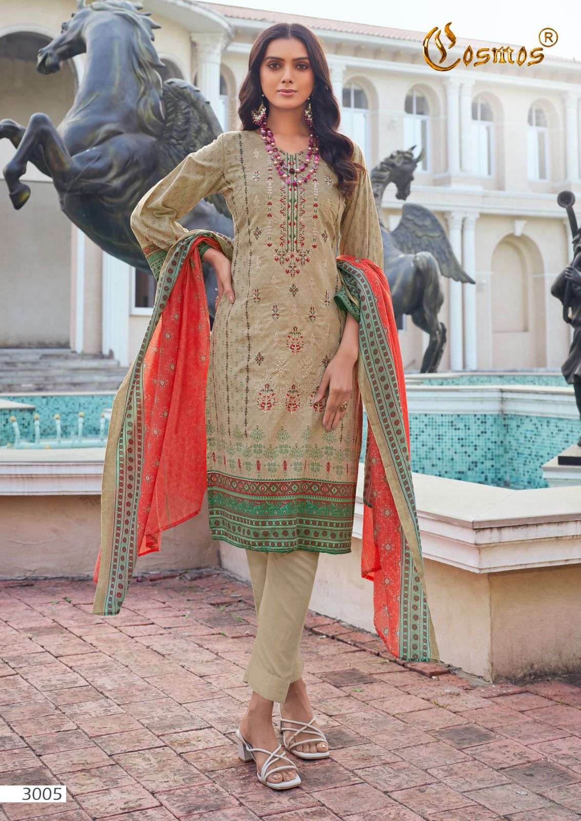 COSMOS FASHION NOOR EMBROIDERED VOL 3