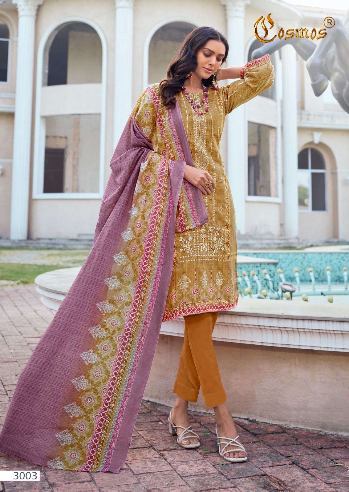 COSMOS FASHION NOOR EMBROIDERED VOL 3
