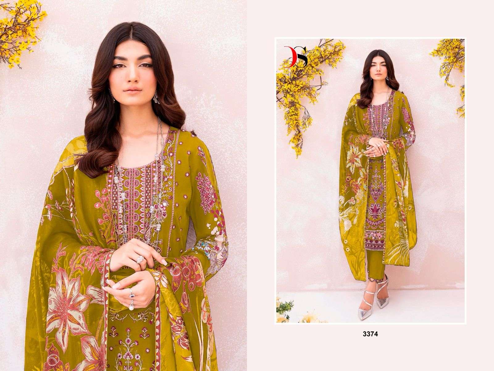 DEEPSY SUITS CHEVERON LAWN VOL 10