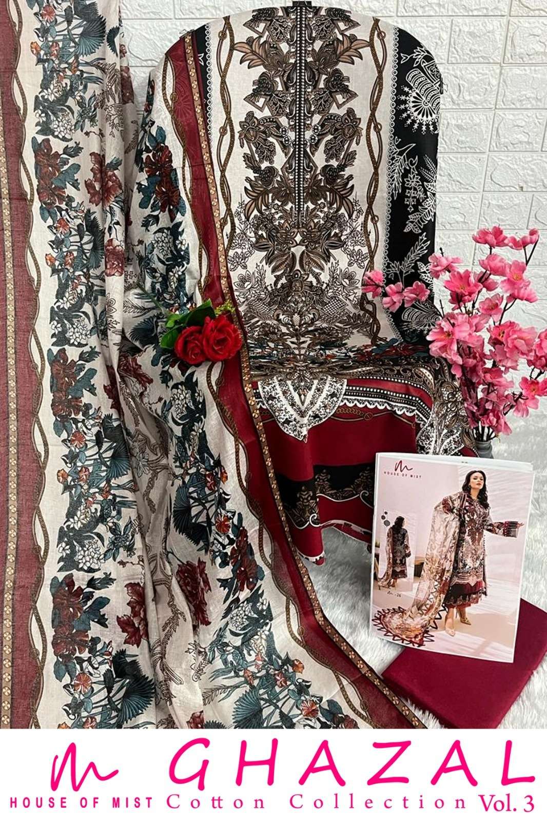 HOUSE OF MIST GHAZAL COTTON COLLECTION VOL 3