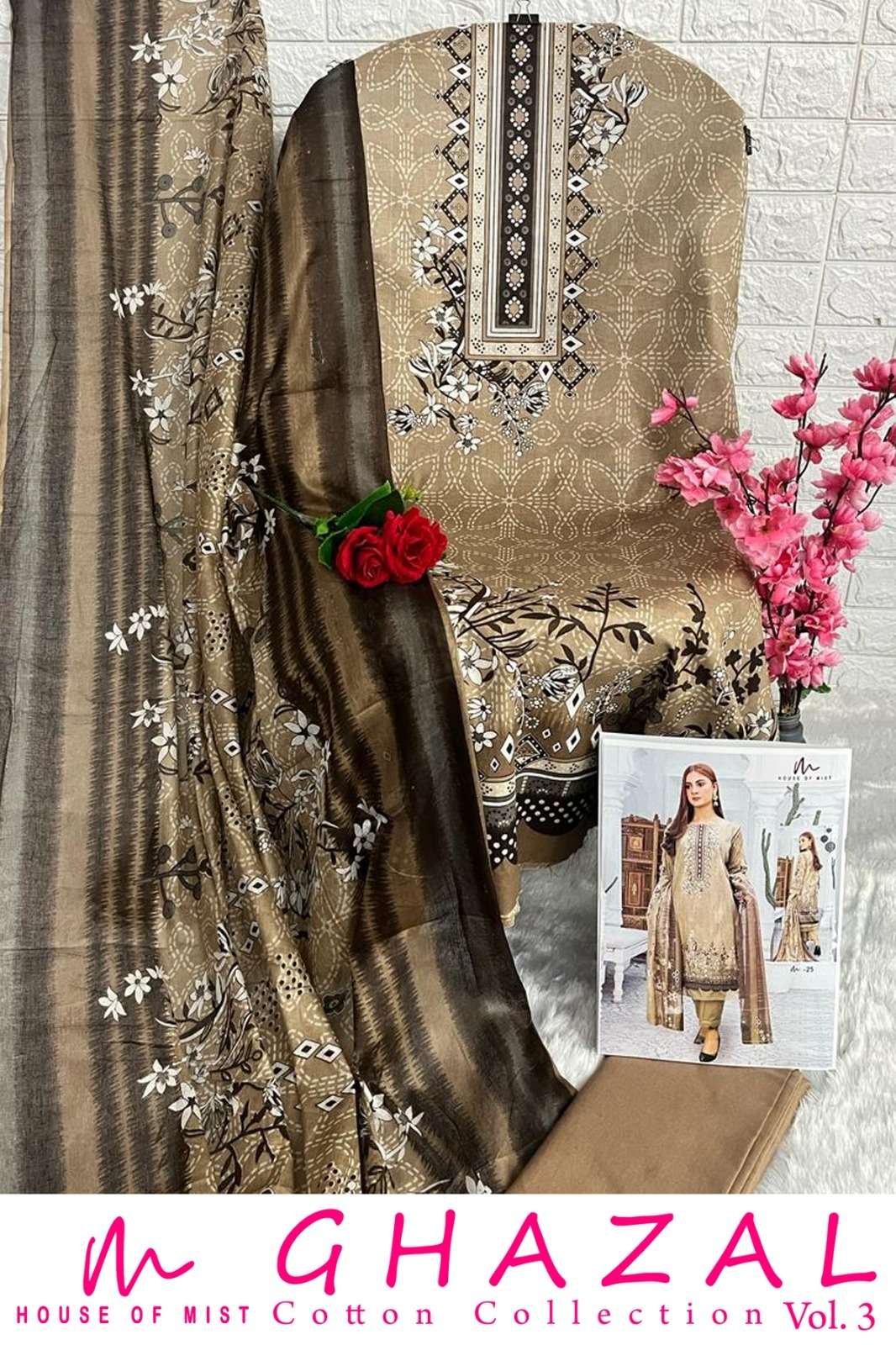 HOUSE OF MIST GHAZAL COTTON COLLECTION VOL 3