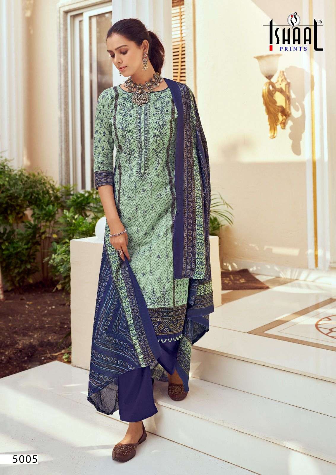 ISHAAL PRINTS EMBROIDERED VOL 5