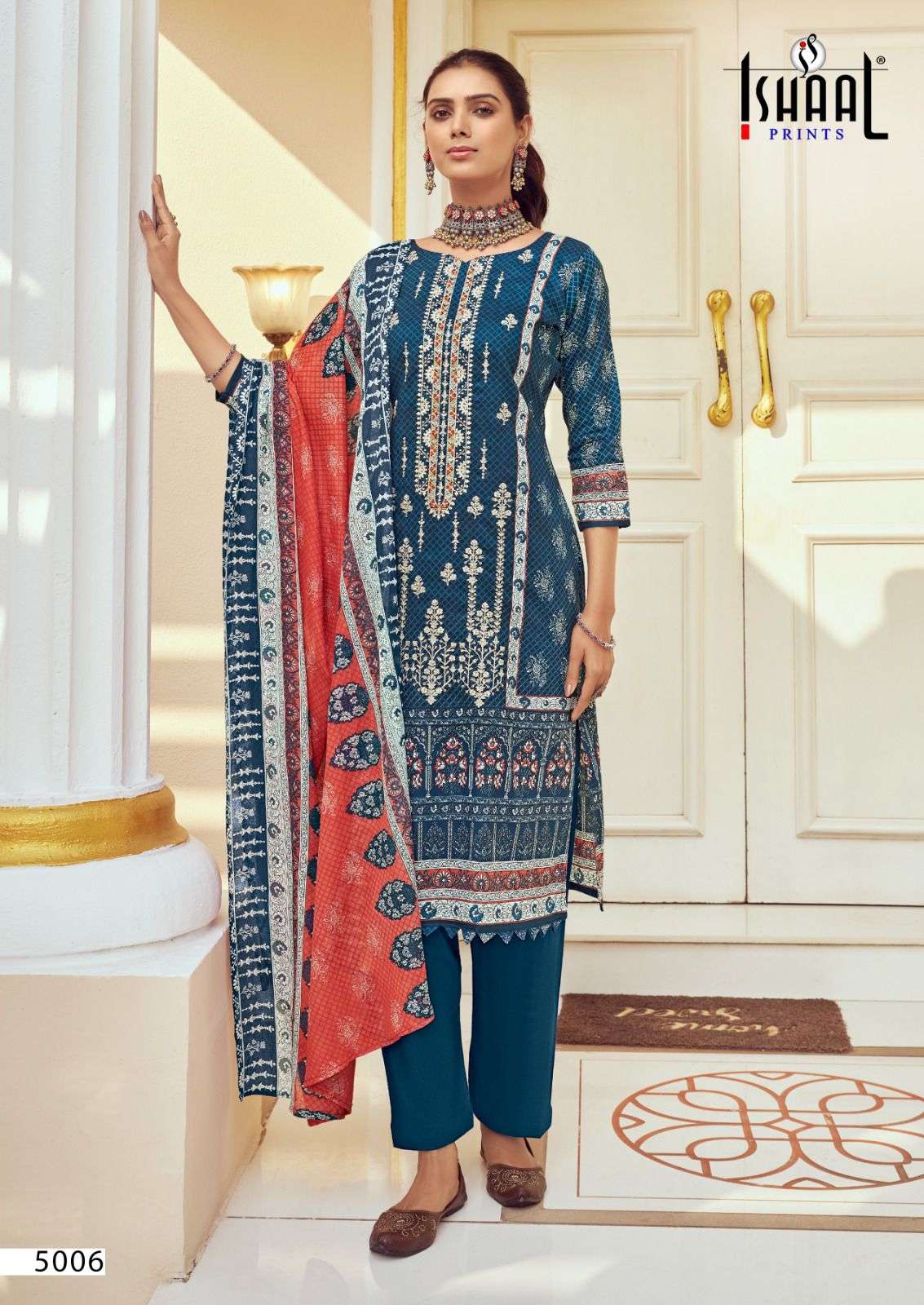 ISHAAL PRINTS EMBROIDERED VOL 5