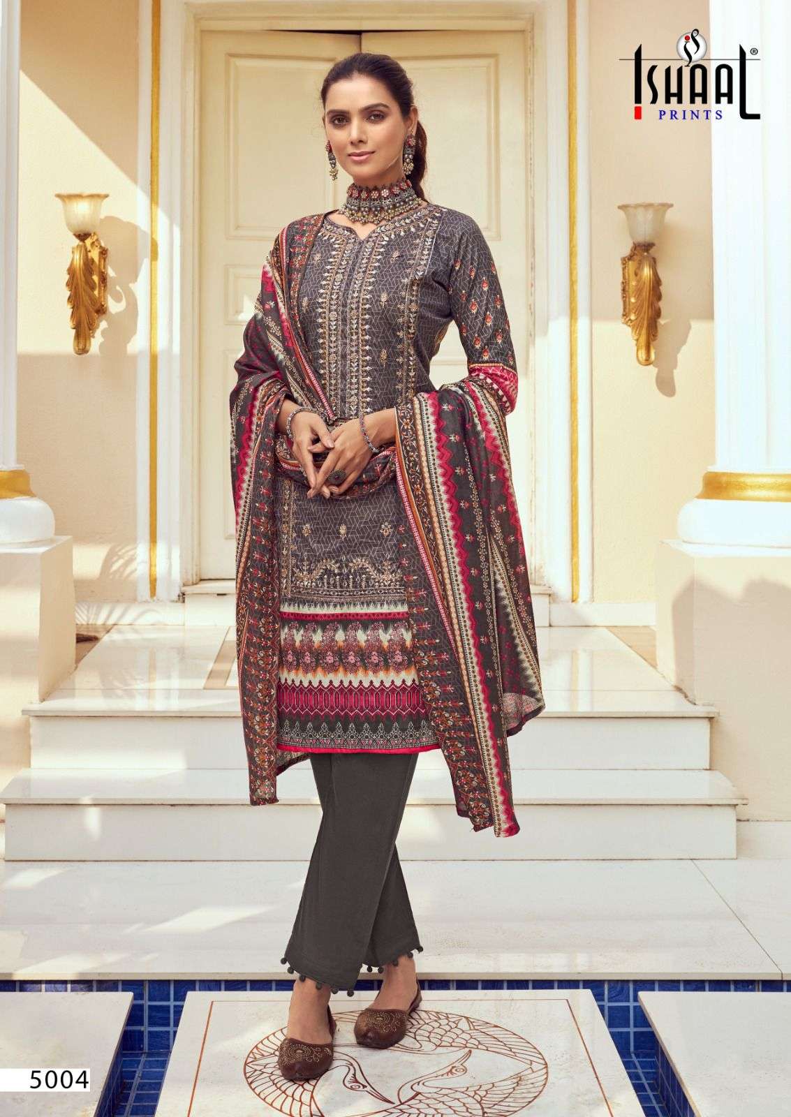 ISHAAL PRINTS EMBROIDERED VOL 5
