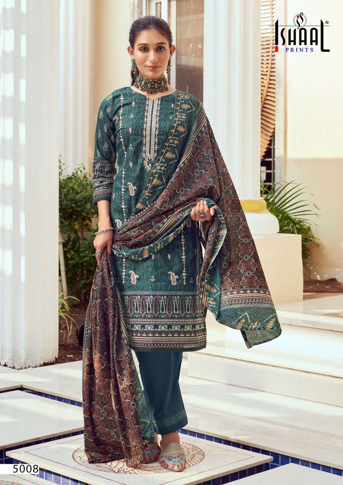 ISHAAL PRINTS EMBROIDERED VOL 5