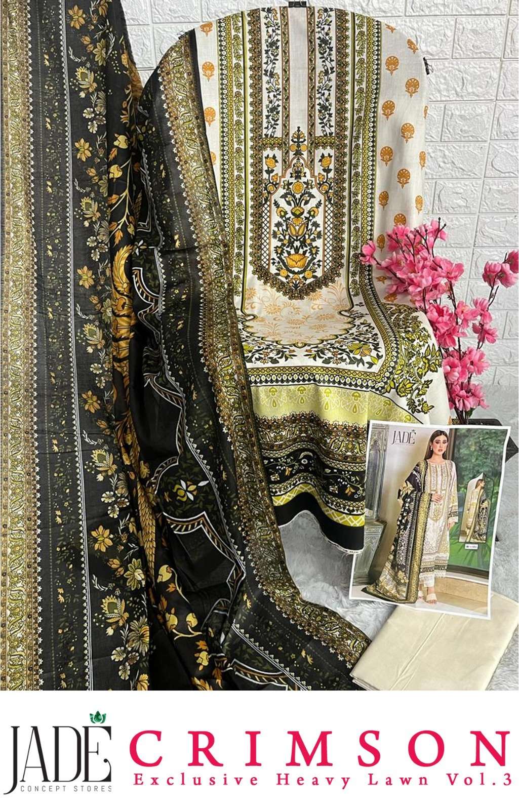 JADE CRIMSON EXCLUSIVE HEAVY LAWN COLLECTION VOL 3 