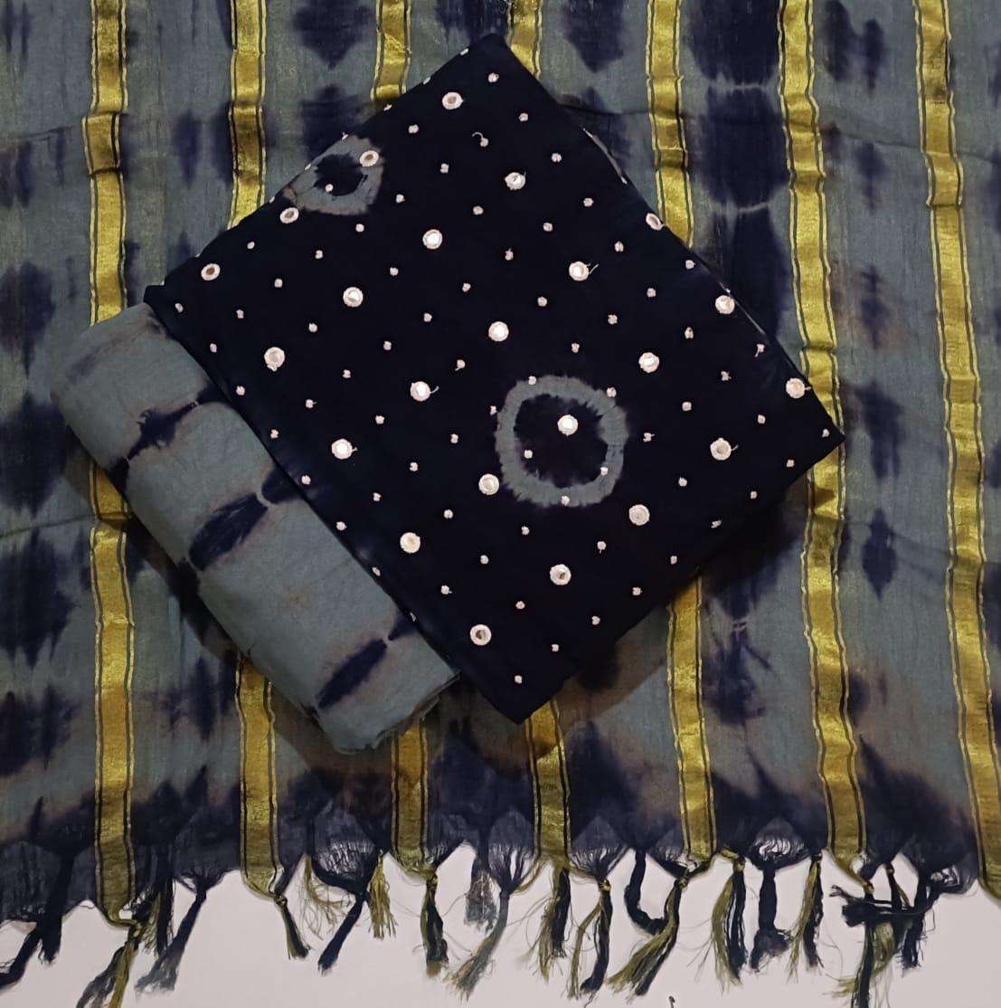 JJ CREATION RAYON BANDHANI MIRROR WORK EDITION VOL 2