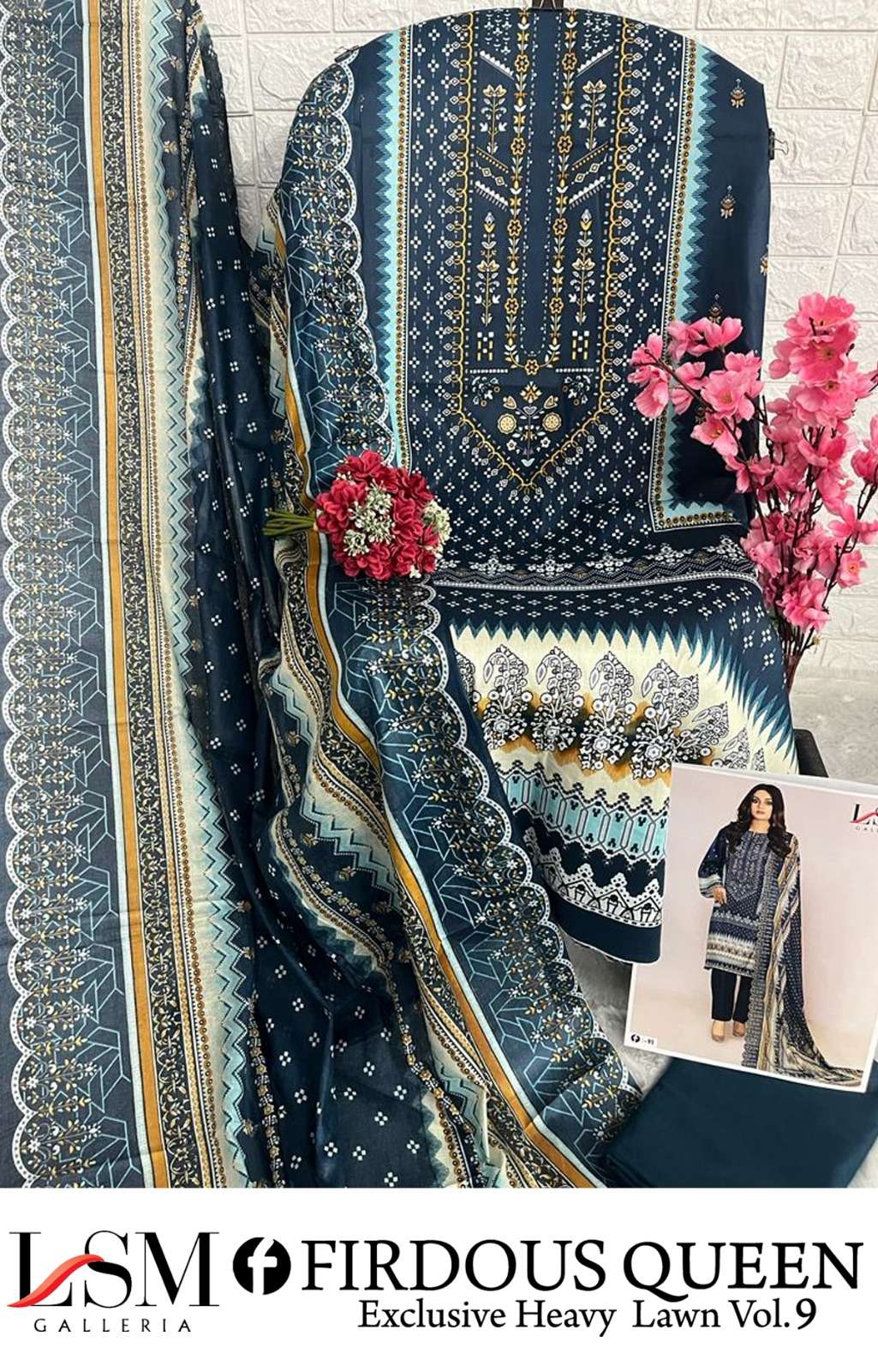 LSM GALLERIA FIRDOUS QUEEN LAWN VOL 9