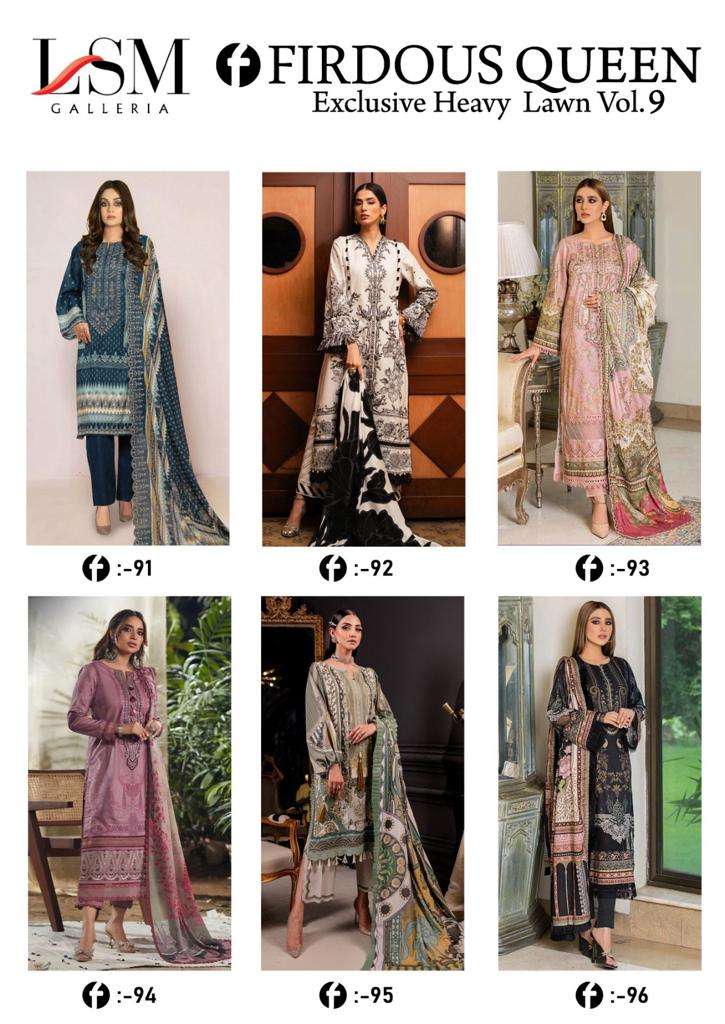LSM GALLERIA FIRDOUS QUEEN LAWN VOL 9