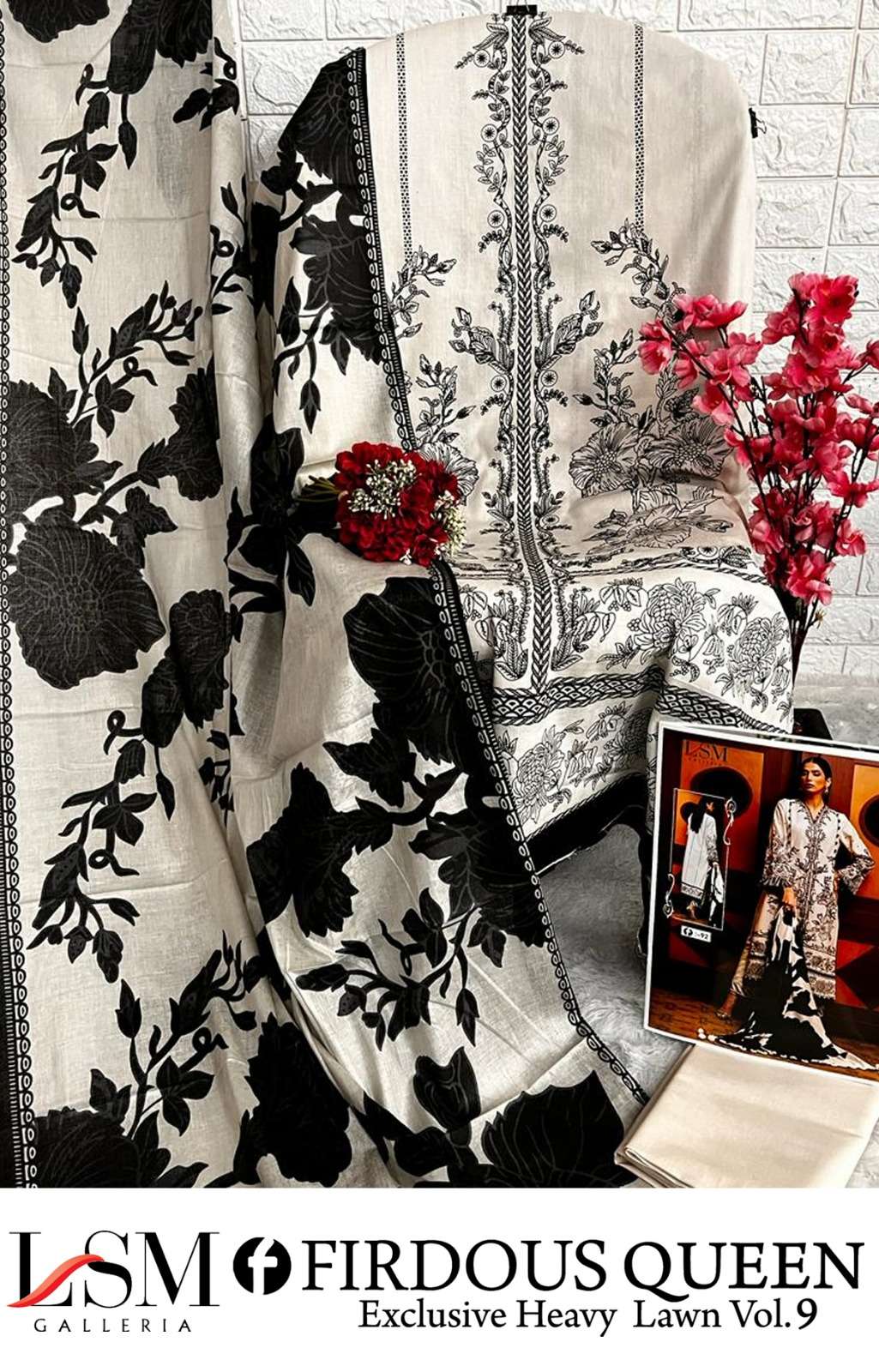LSM GALLERIA FIRDOUS QUEEN LAWN VOL 9