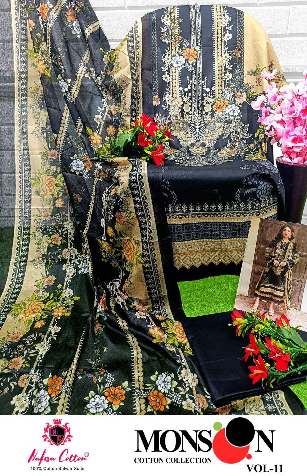 NAFISA COTTON MONSOON COTTON COLLECTION VOL 11