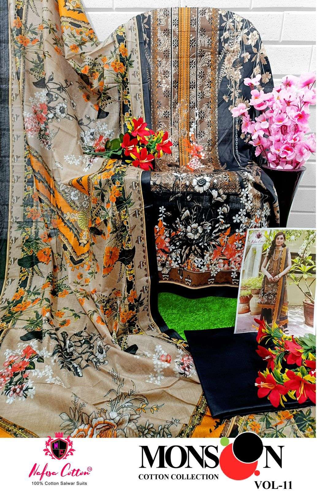NAFISA COTTON MONSOON COTTON COLLECTION VOL 11
