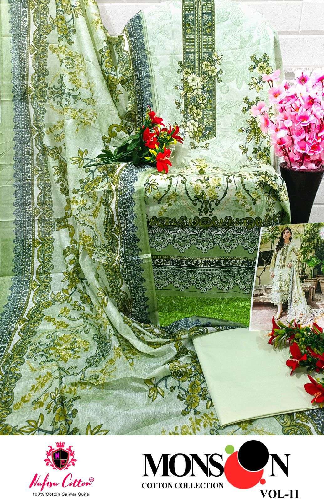 NAFISA COTTON MONSOON COTTON COLLECTION VOL 11