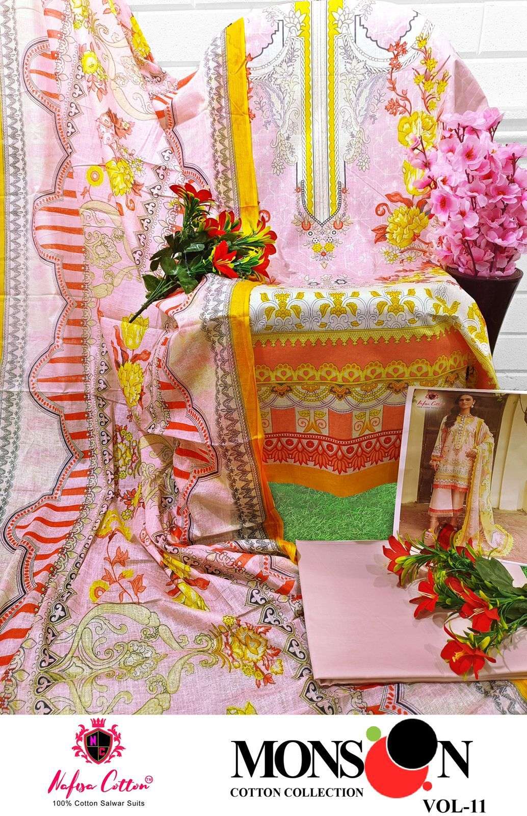 NAFISA COTTON MONSOON COTTON COLLECTION VOL 11