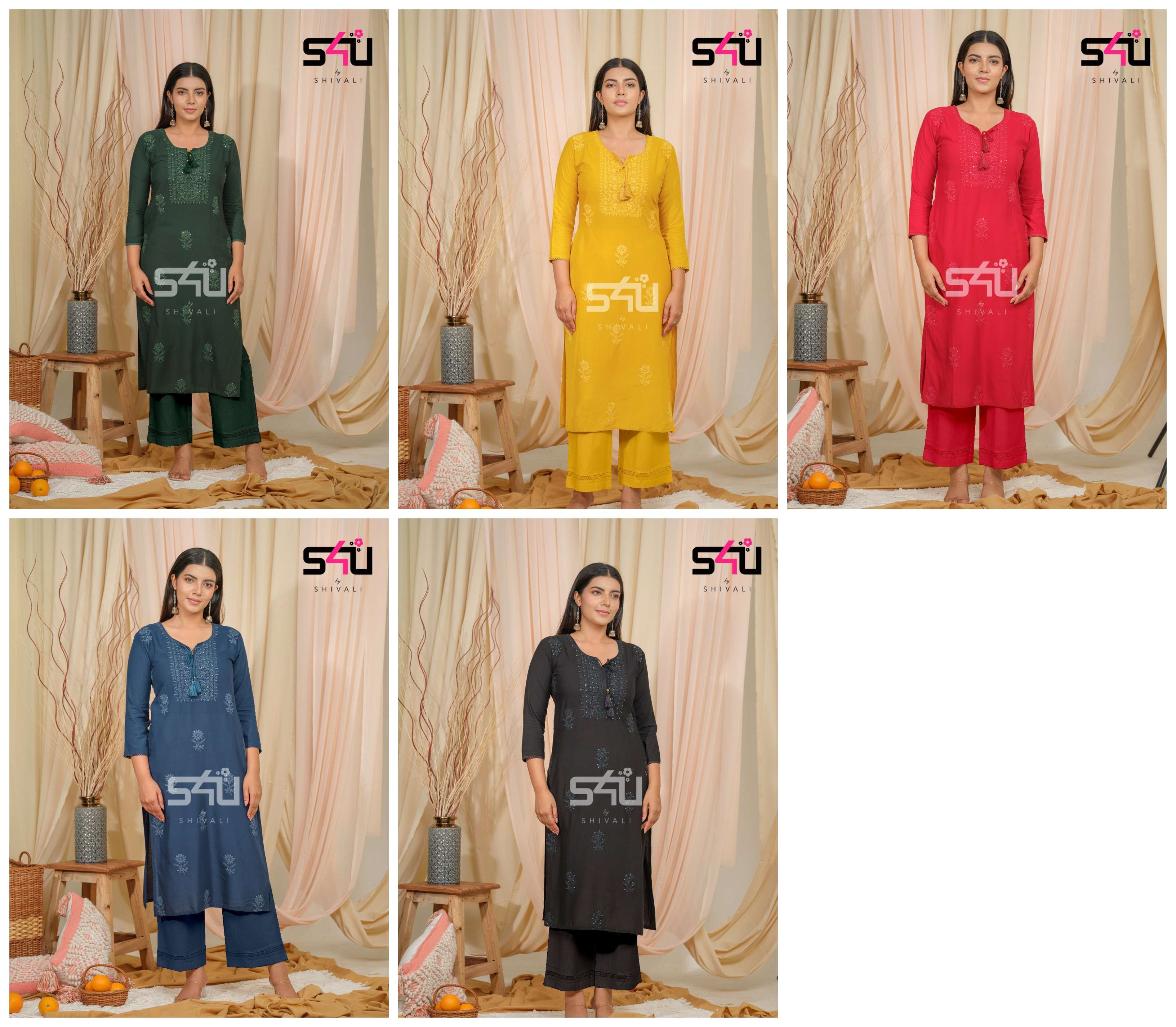 S4U SHIVALI CHIKANKARI COLLECTION
