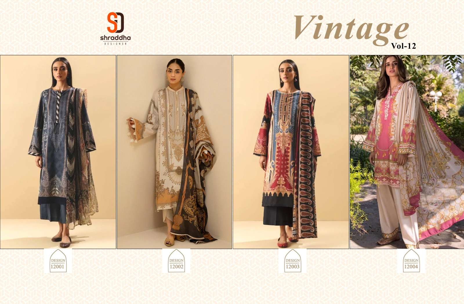 SHRADDHA DESIGNER VINTAGE VOL 12