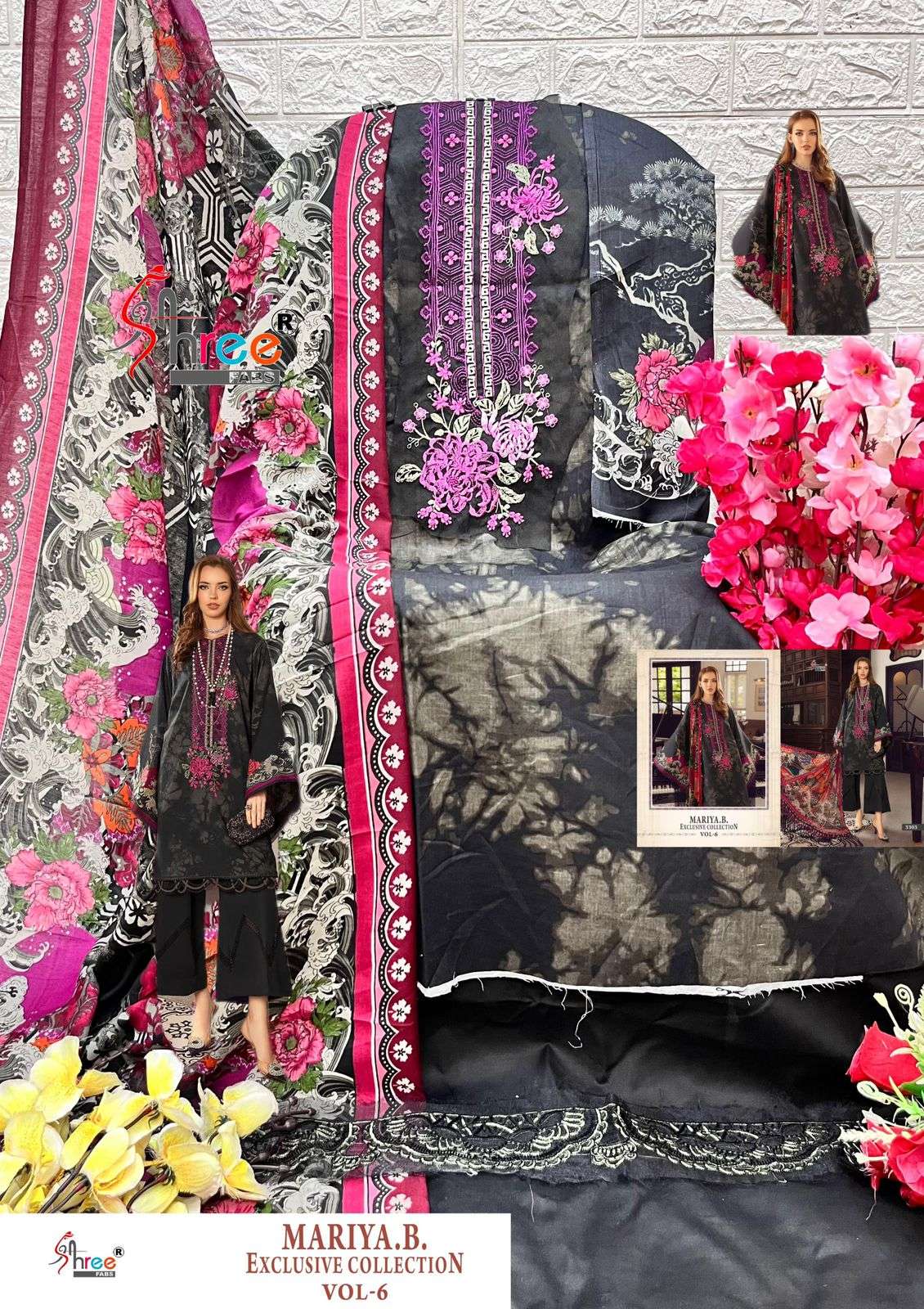 SHREE FABS MARIA B EXCLUSIVE COLLECTION VOL 6