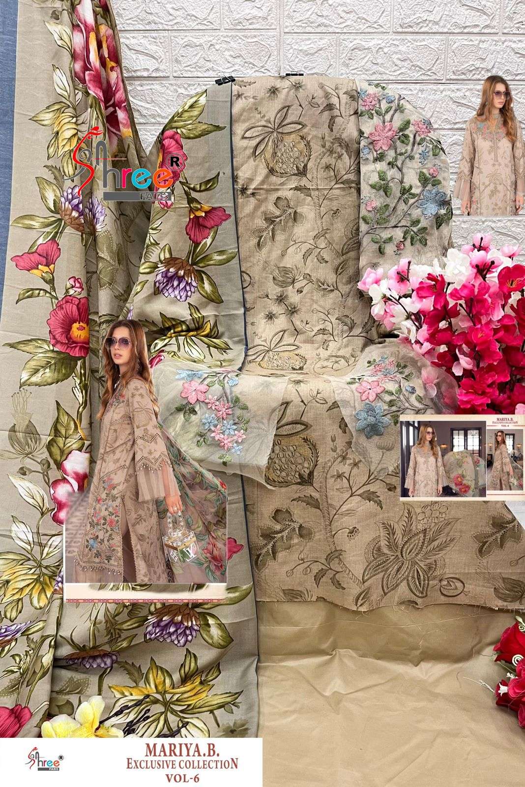 SHREE FABS MARIA B EXCLUSIVE COLLECTION VOL 6