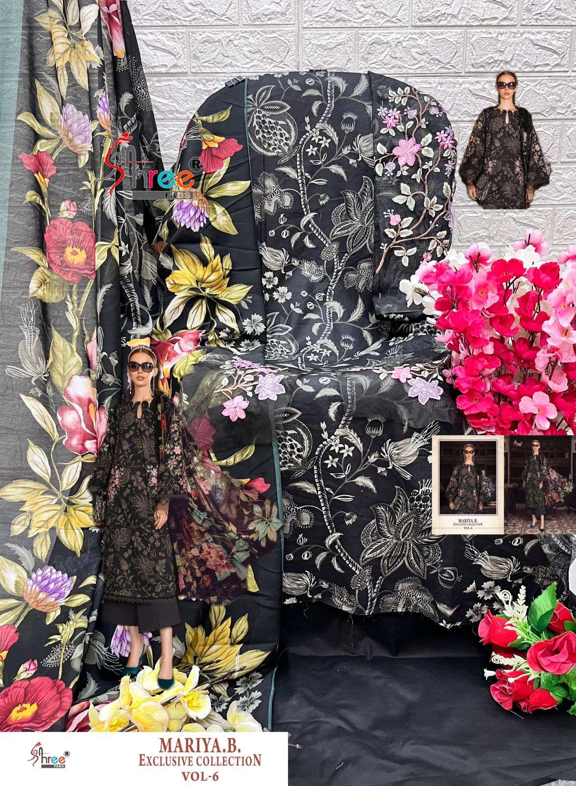 SHREE FABS MARIA B EXCLUSIVE COLLECTION VOL 6