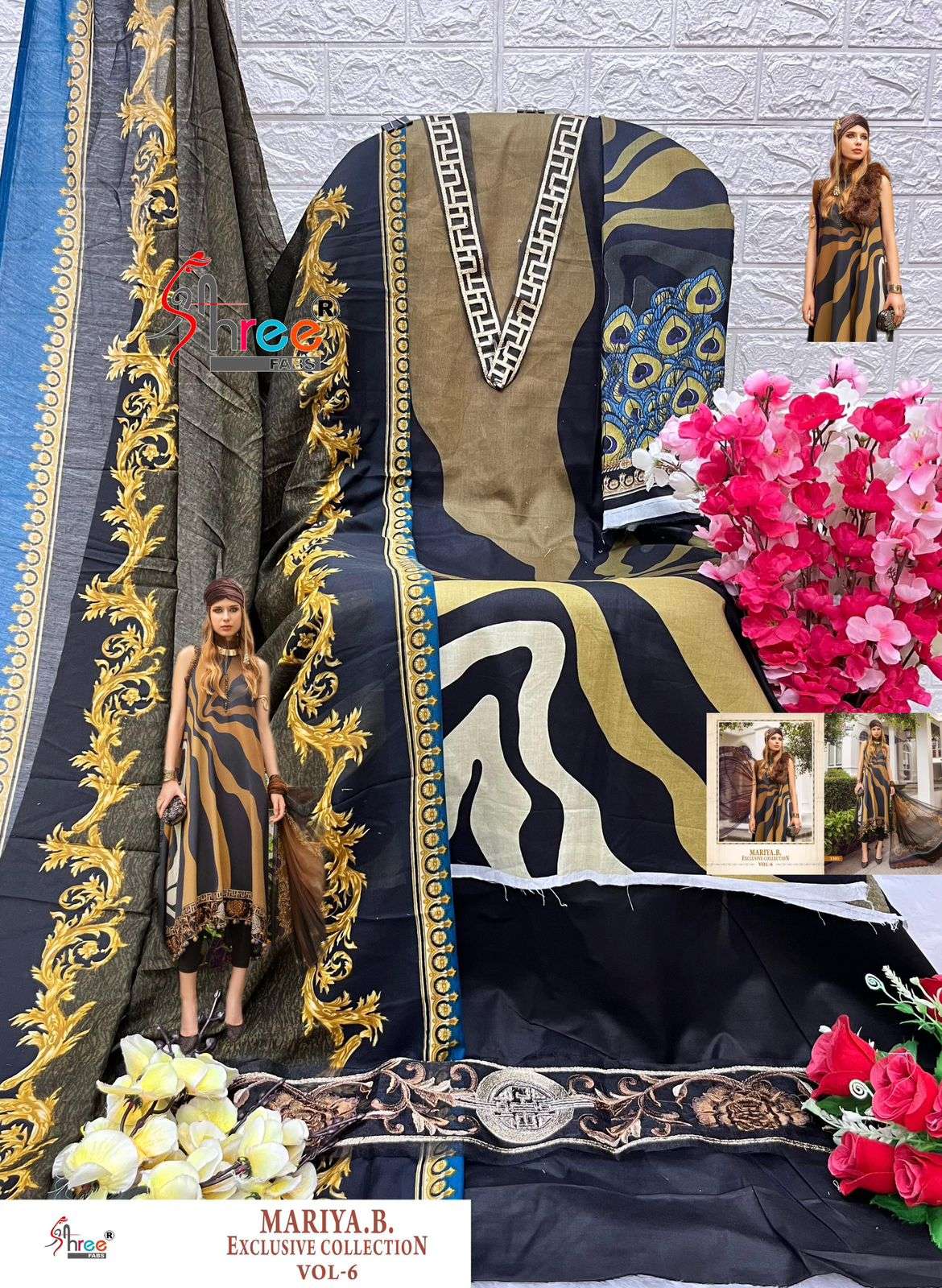 SHREE FABS MARIA B EXCLUSIVE COLLECTION VOL 6