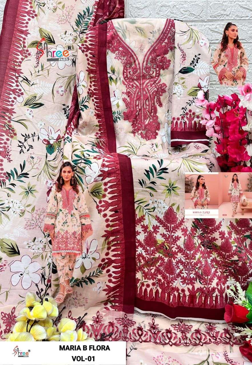 SHREE FABS MARIYA B FLORA VOL 1 