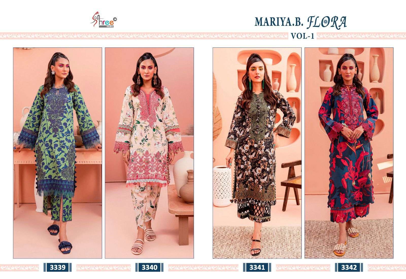 SHREE FABS MARIYA B FLORA VOL 1 