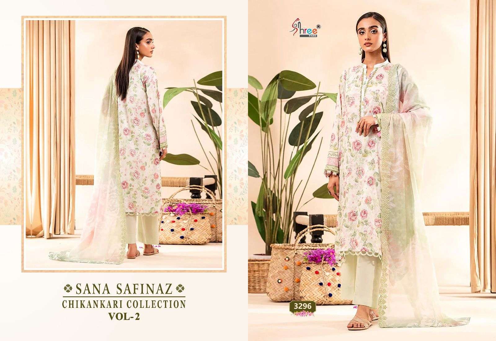 SHREE FABS SANA SAFINAZ CHIKANKARI COLLECTION VOL 2