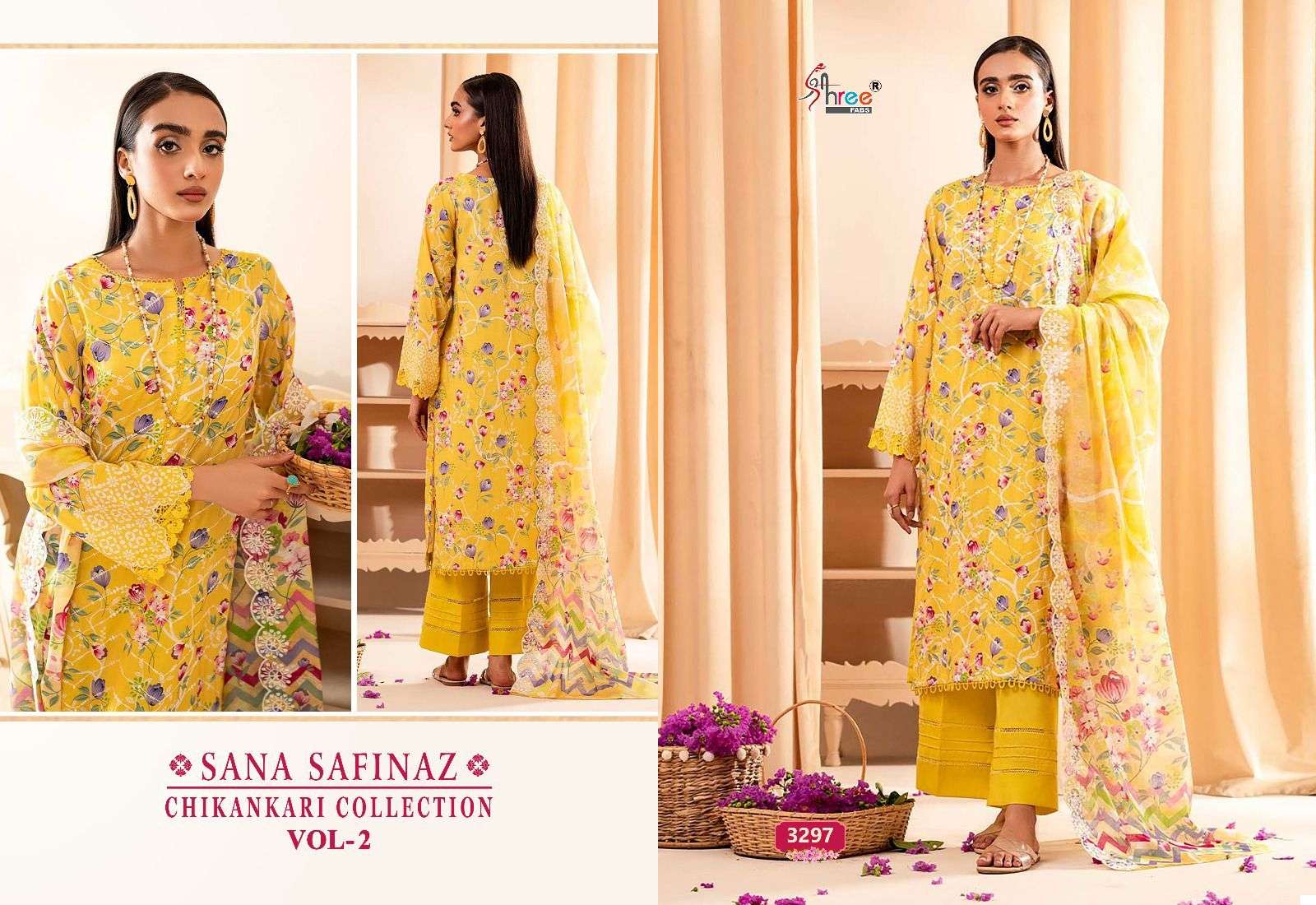 SHREE FABS SANA SAFINAZ CHIKANKARI COLLECTION VOL 2