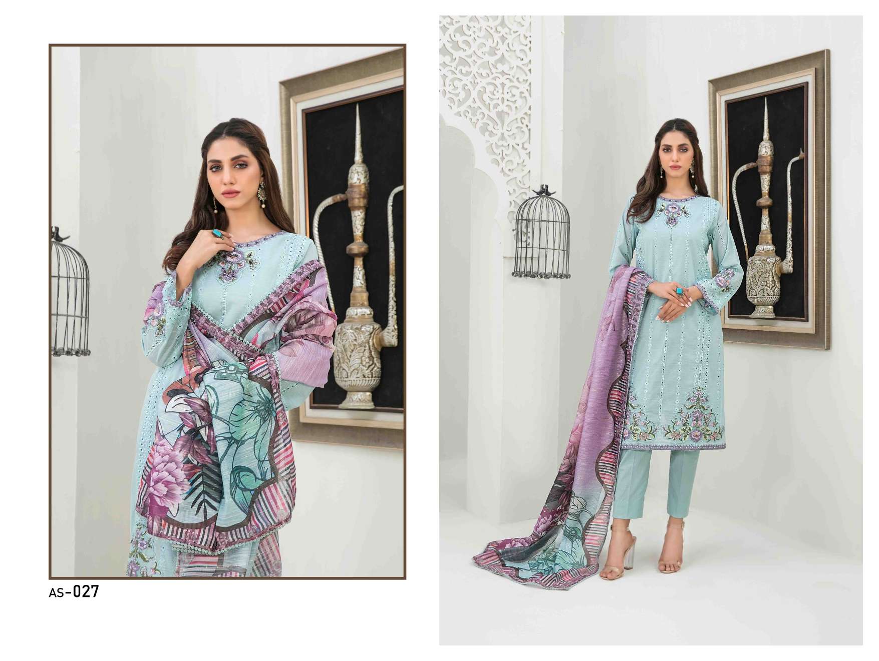 TAWAKKAL FABRICS TANIHA FANCY EMBROIDERED LAWN COLLECTION 
