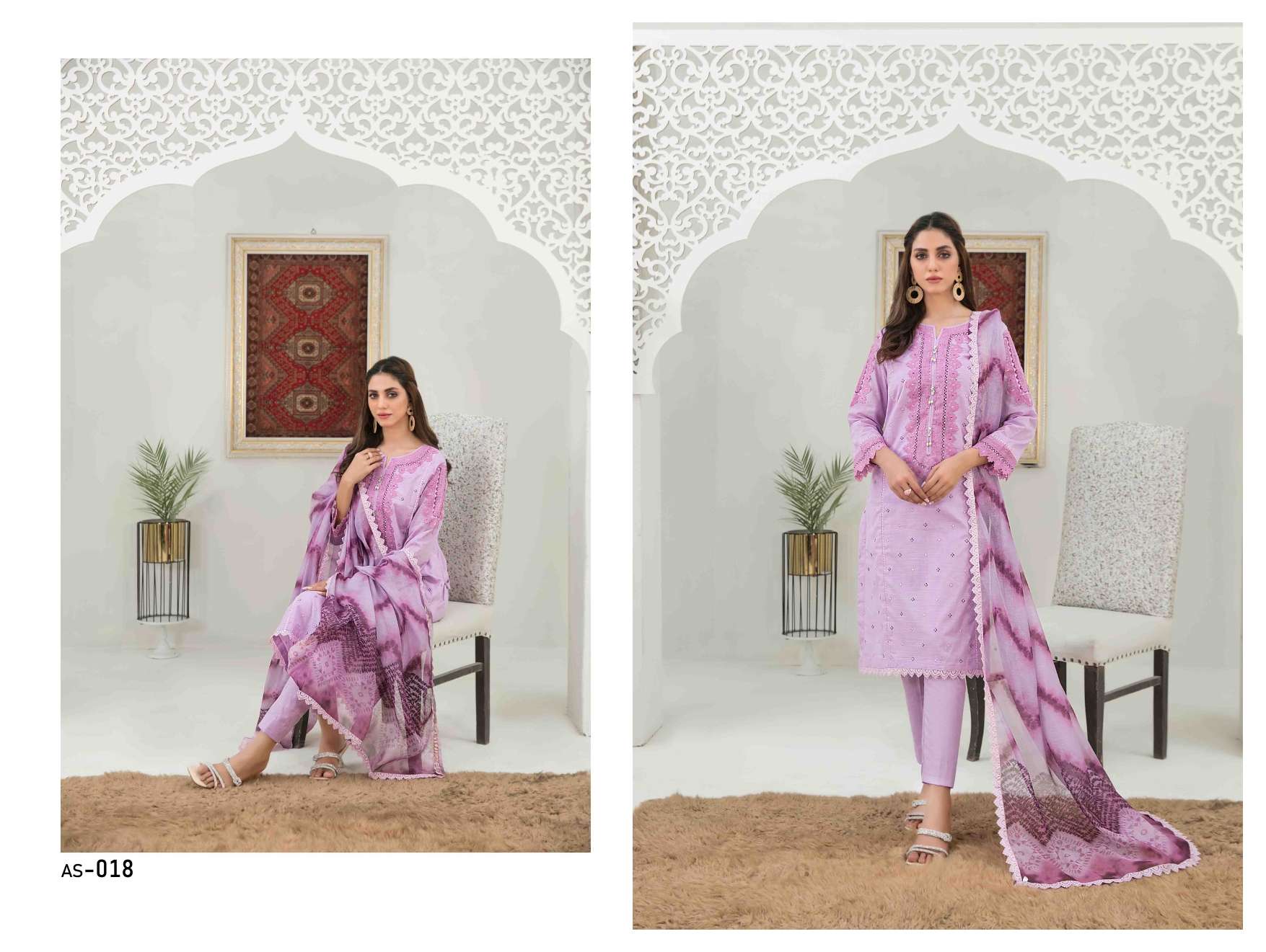 TAWAKKAL FABRICS TANIHA FANCY EMBROIDERED LAWN COLLECTION 