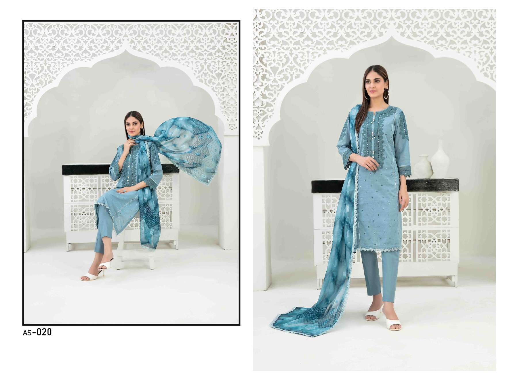 TAWAKKAL FABRICS TANIHA FANCY EMBROIDERED LAWN COLLECTION 