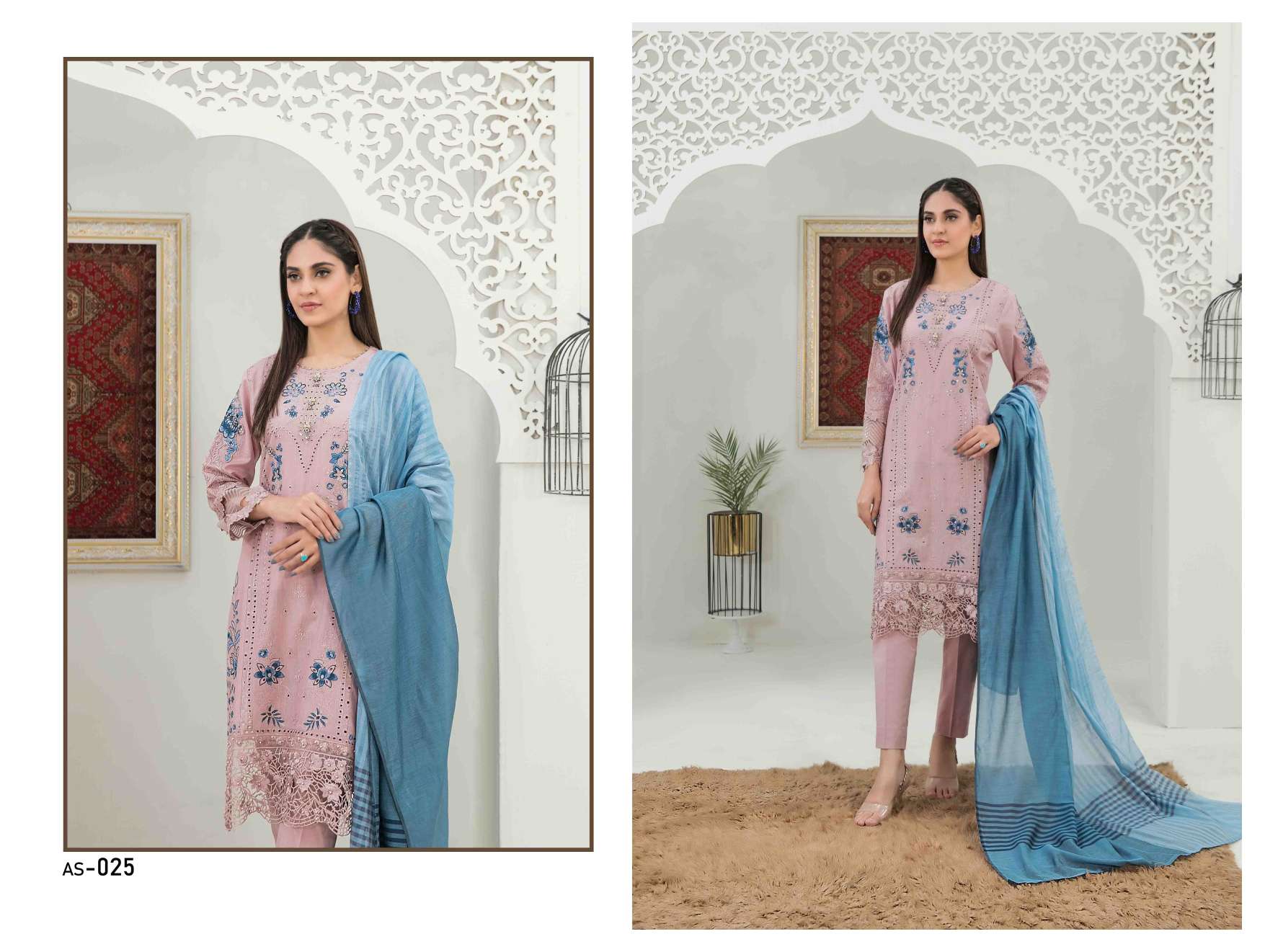 TAWAKKAL FABRICS TANIHA FANCY EMBROIDERED LAWN COLLECTION 