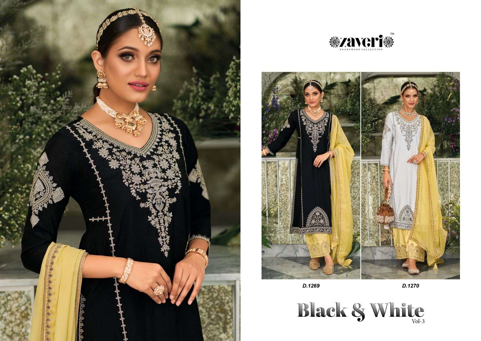 ZAVERI WOMAN BEAUTY BLACK AND WHITE VOL 3 