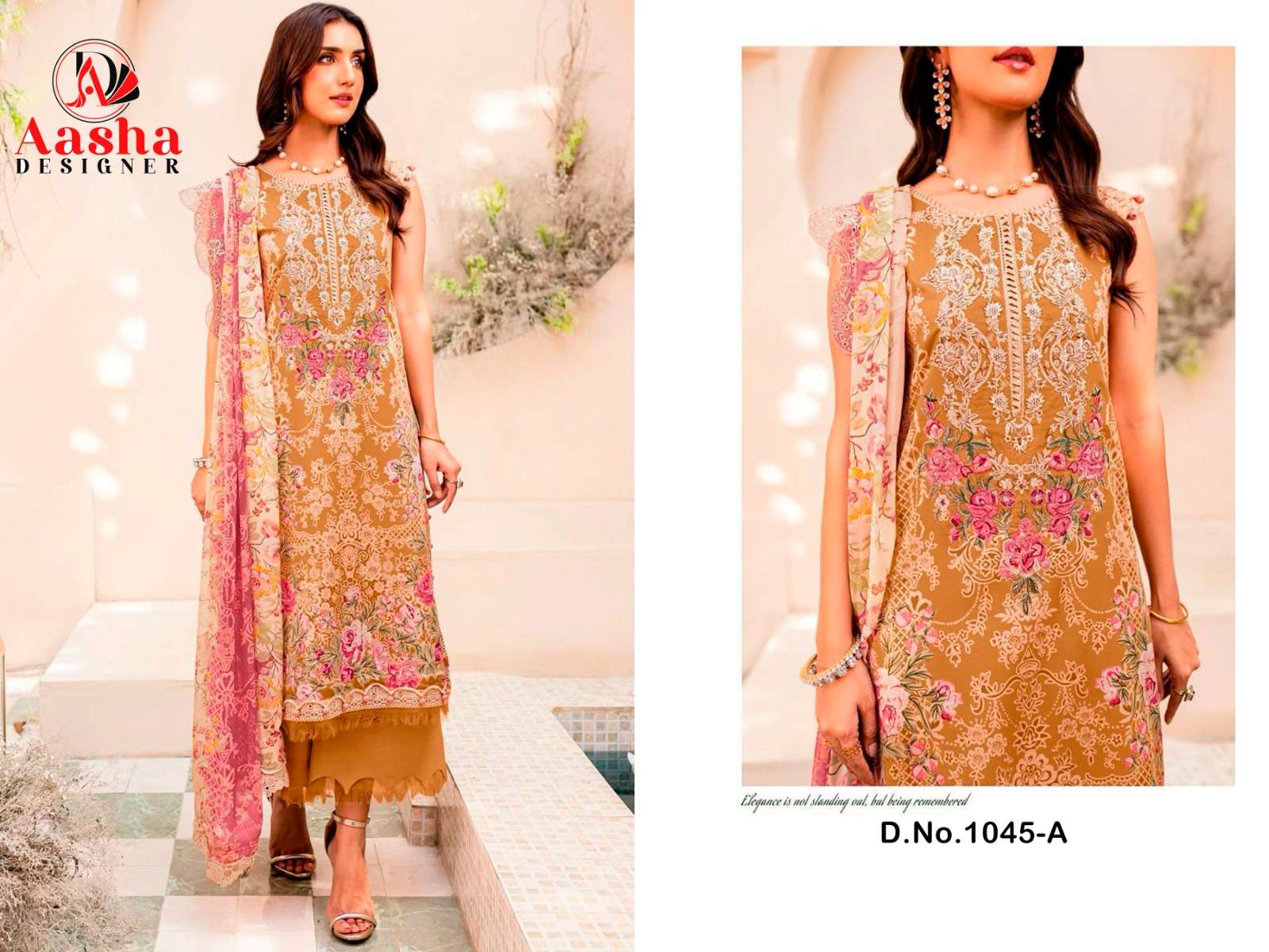 AASHA DESIGNER NEEDLE WONDER LAWN COLLECTION VOL 2