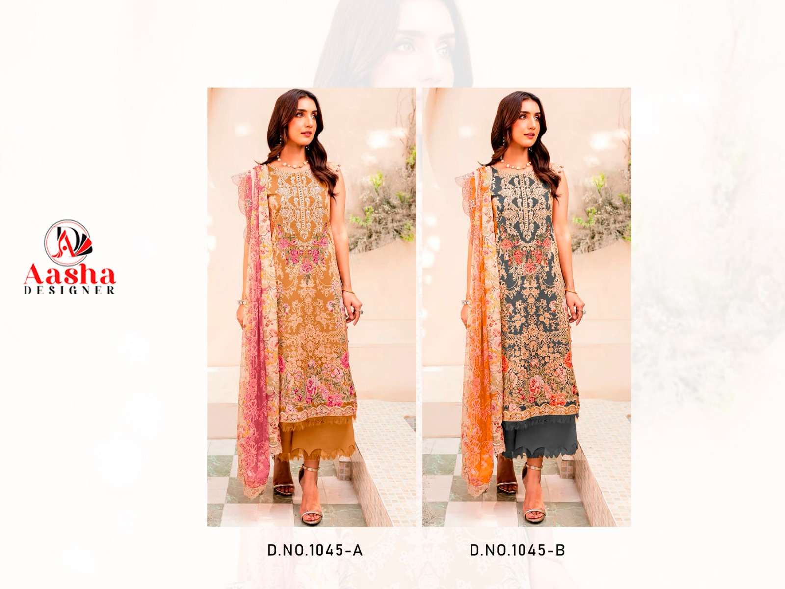 AASHA DESIGNER NEEDLE WONDER LAWN COLLECTION VOL 2