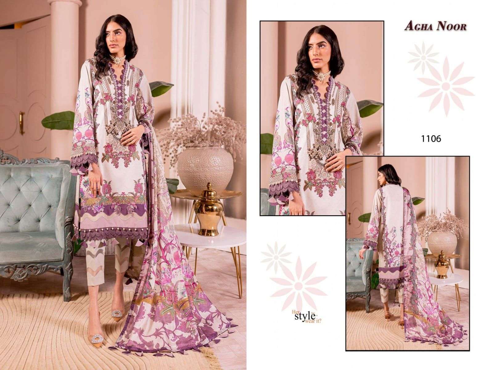 AGHA NOOR LUXURY LAWN COLLECTION VOL 11 