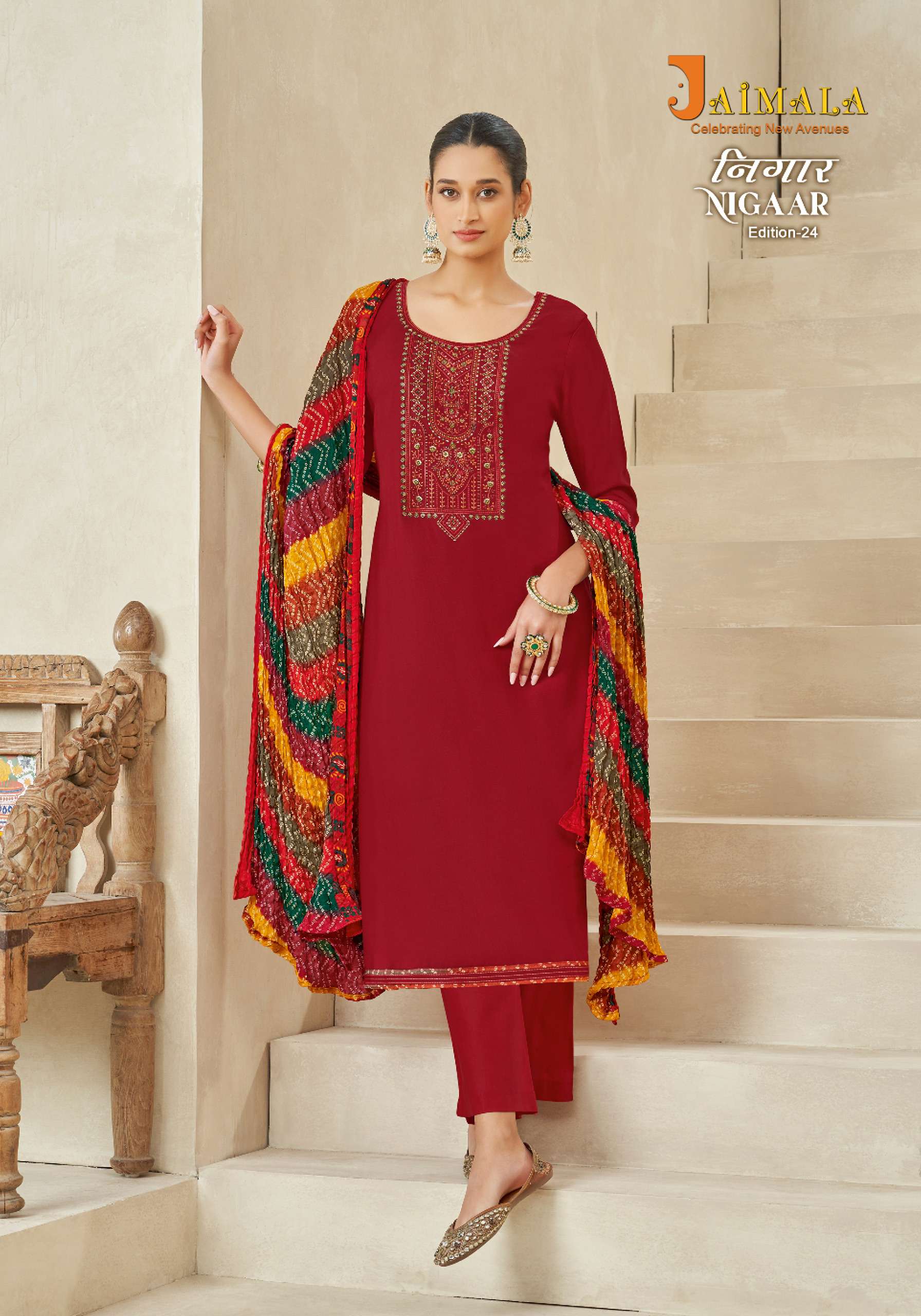 ALOK SUITS JAIMALA NIGAAR VOL 24 