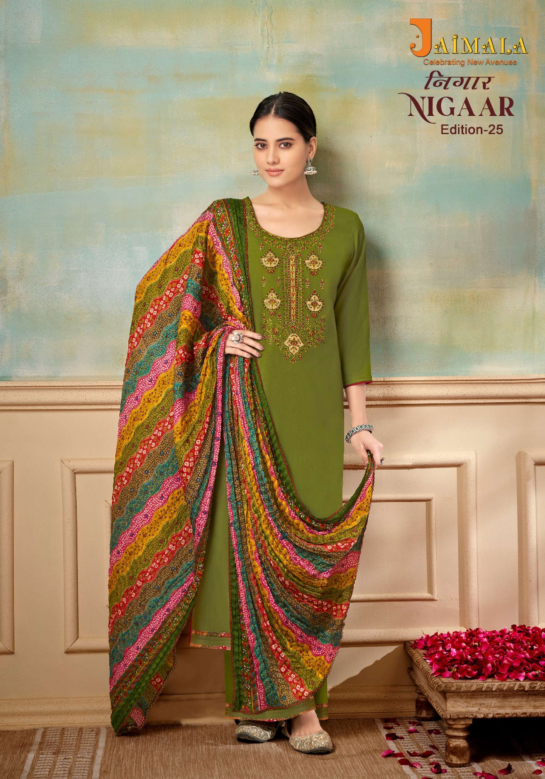 ALOK SUITS JAIMALA NIGAAR VOL 25