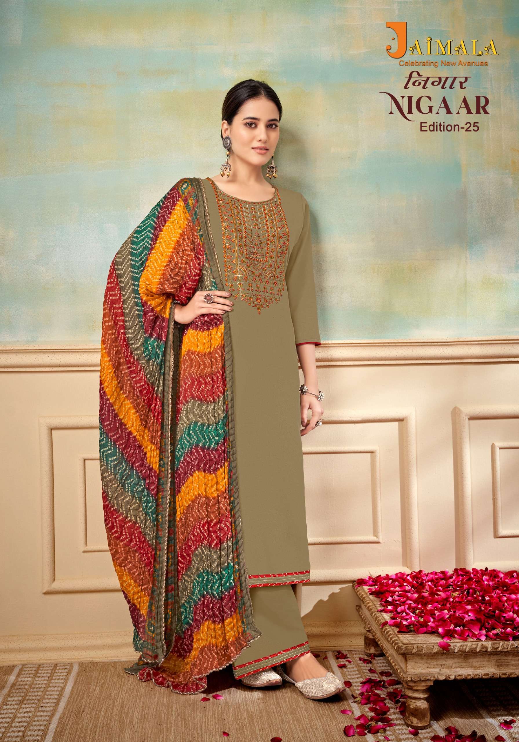 ALOK SUITS JAIMALA NIGAAR VOL 25