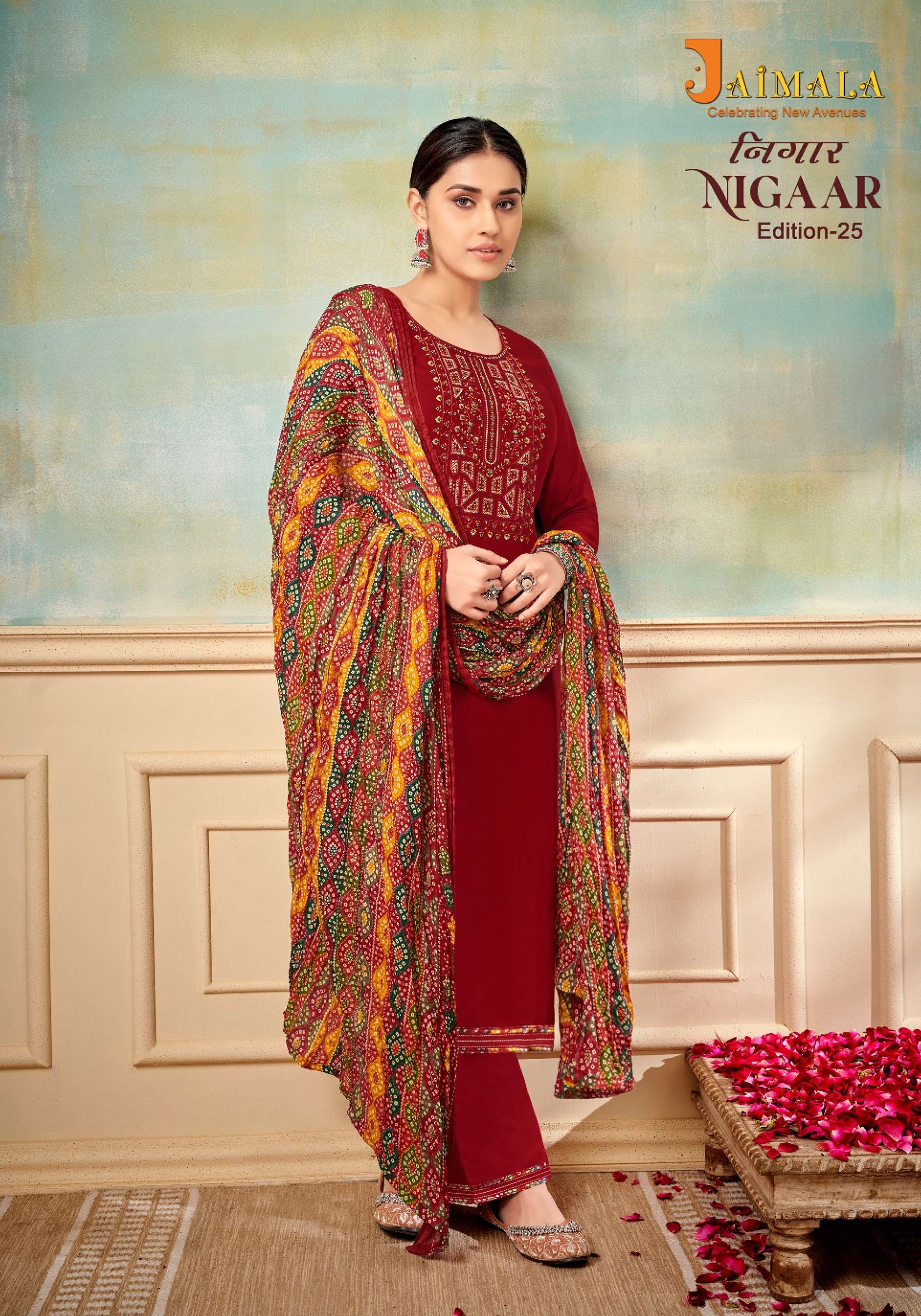 ALOK SUITS JAIMALA NIGAAR VOL 25