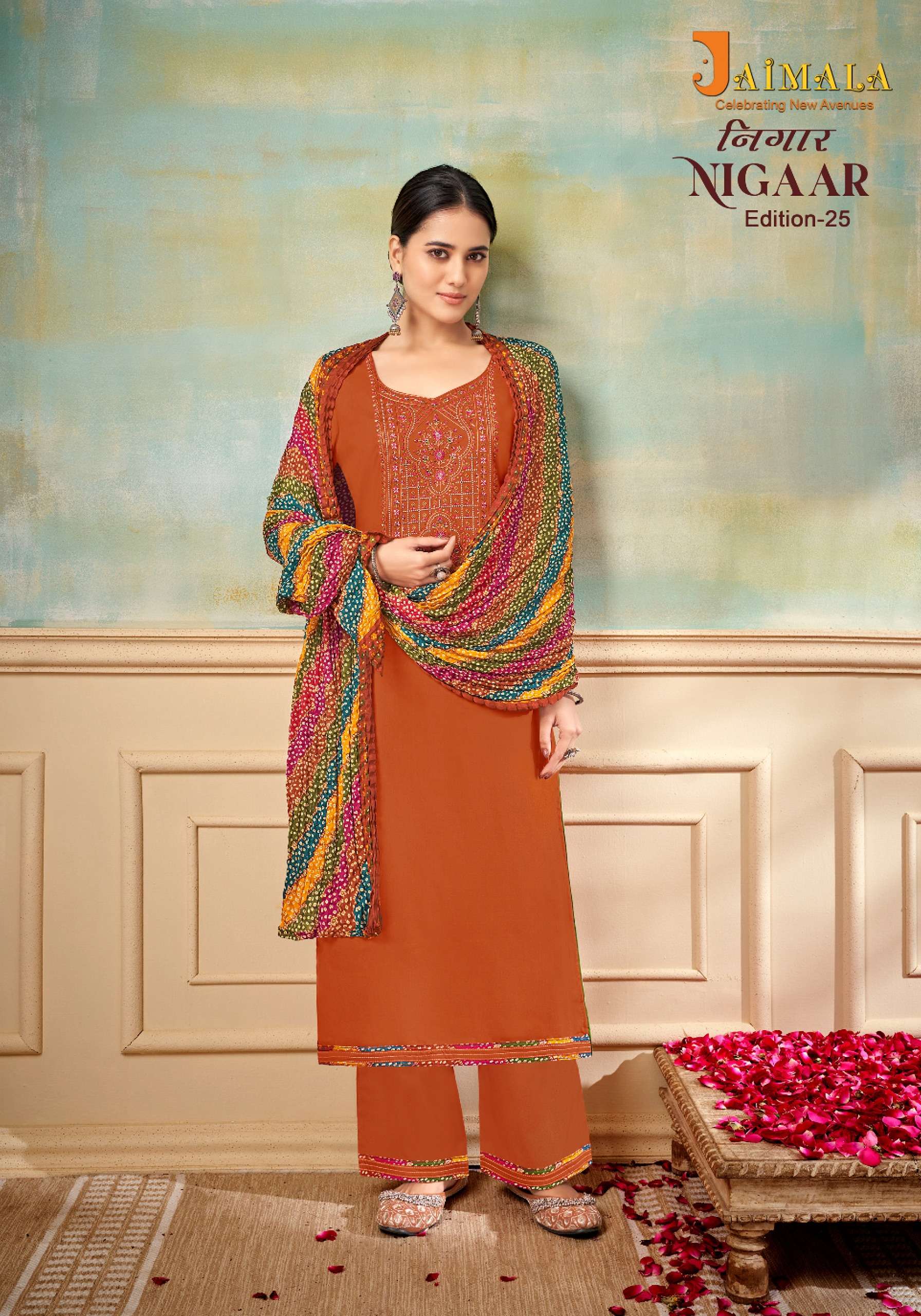 ALOK SUITS JAIMALA NIGAAR VOL 25