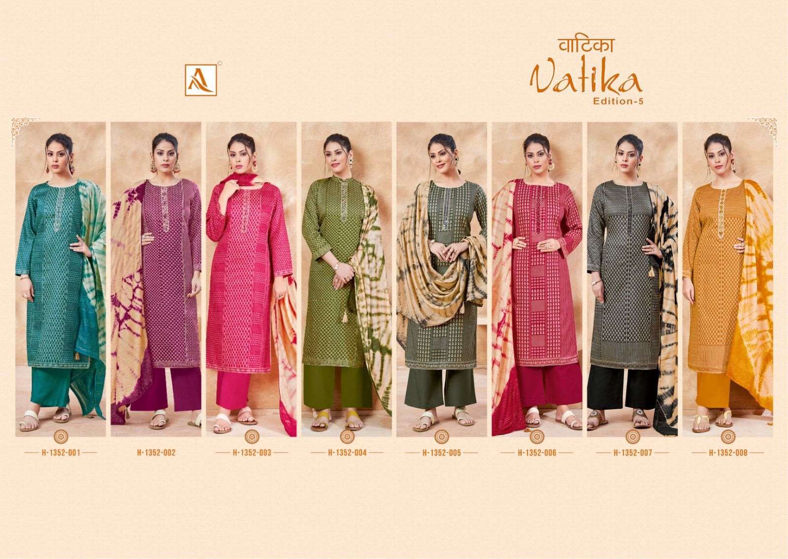 ALOK SUITS VATIKA EDITION 5