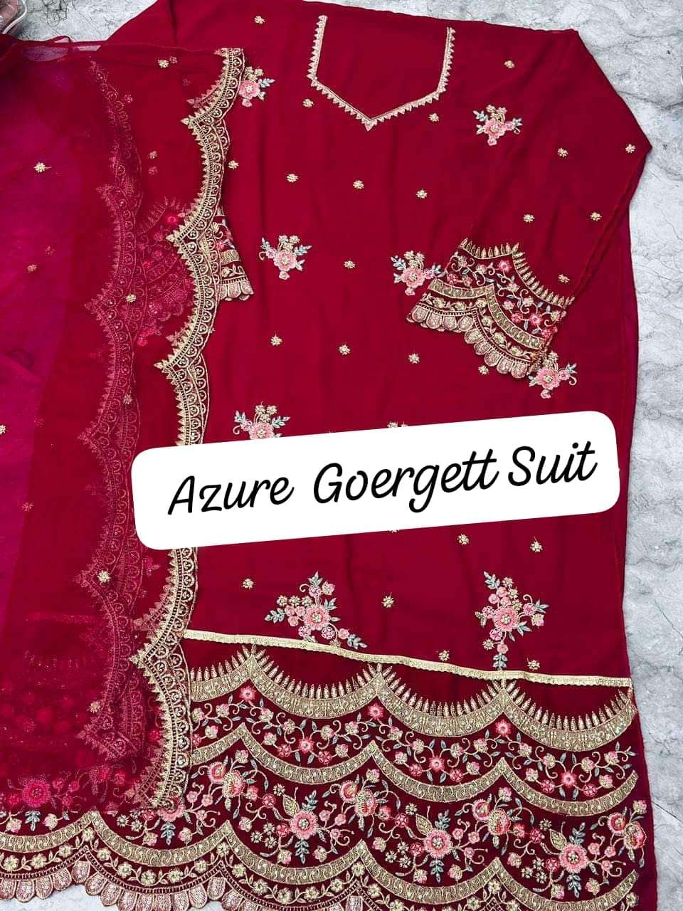  AZURE GOERGETT SUIT