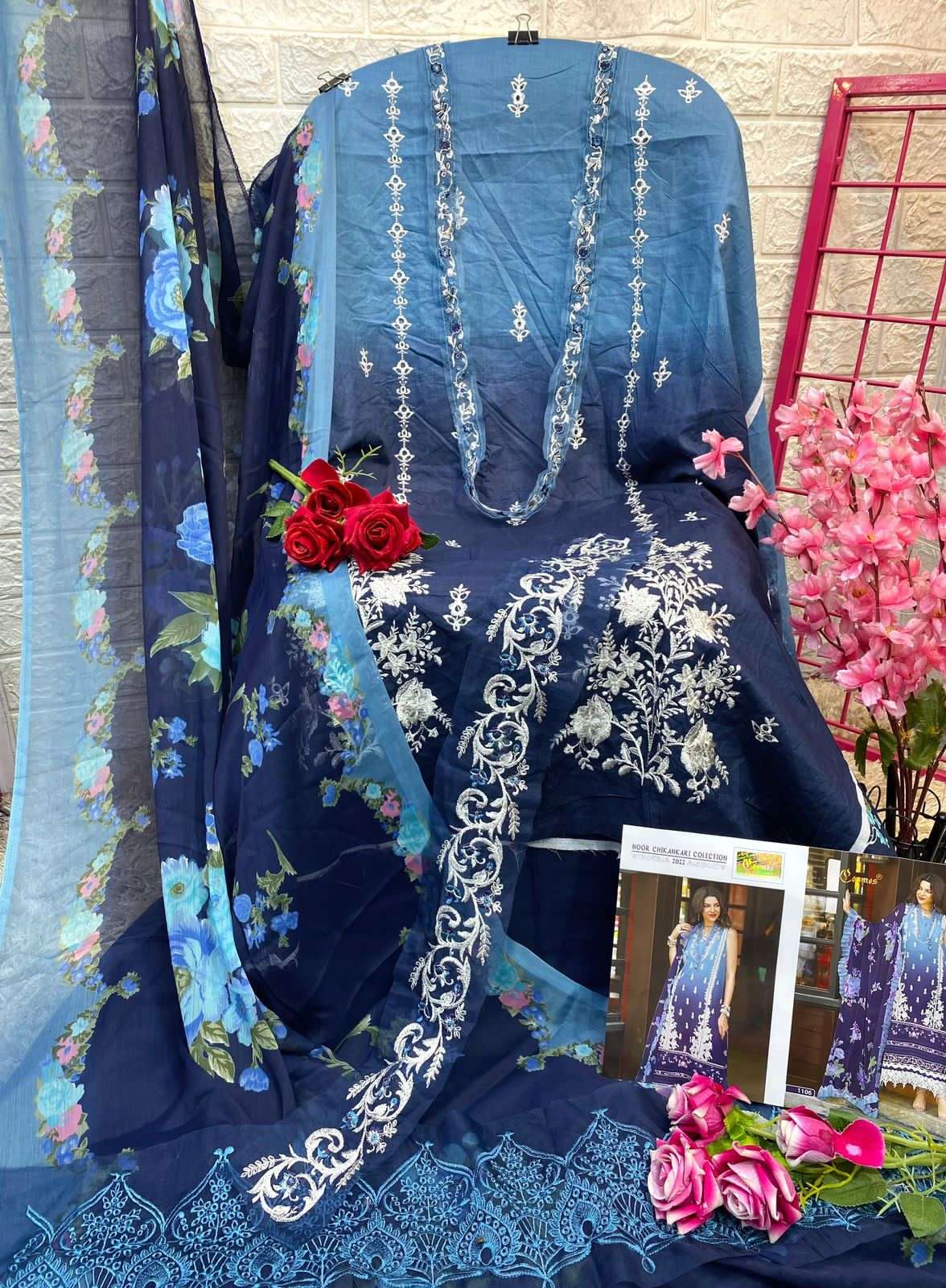 COSMOS FASHION NOOR CHIKANKARI COLLECTION 