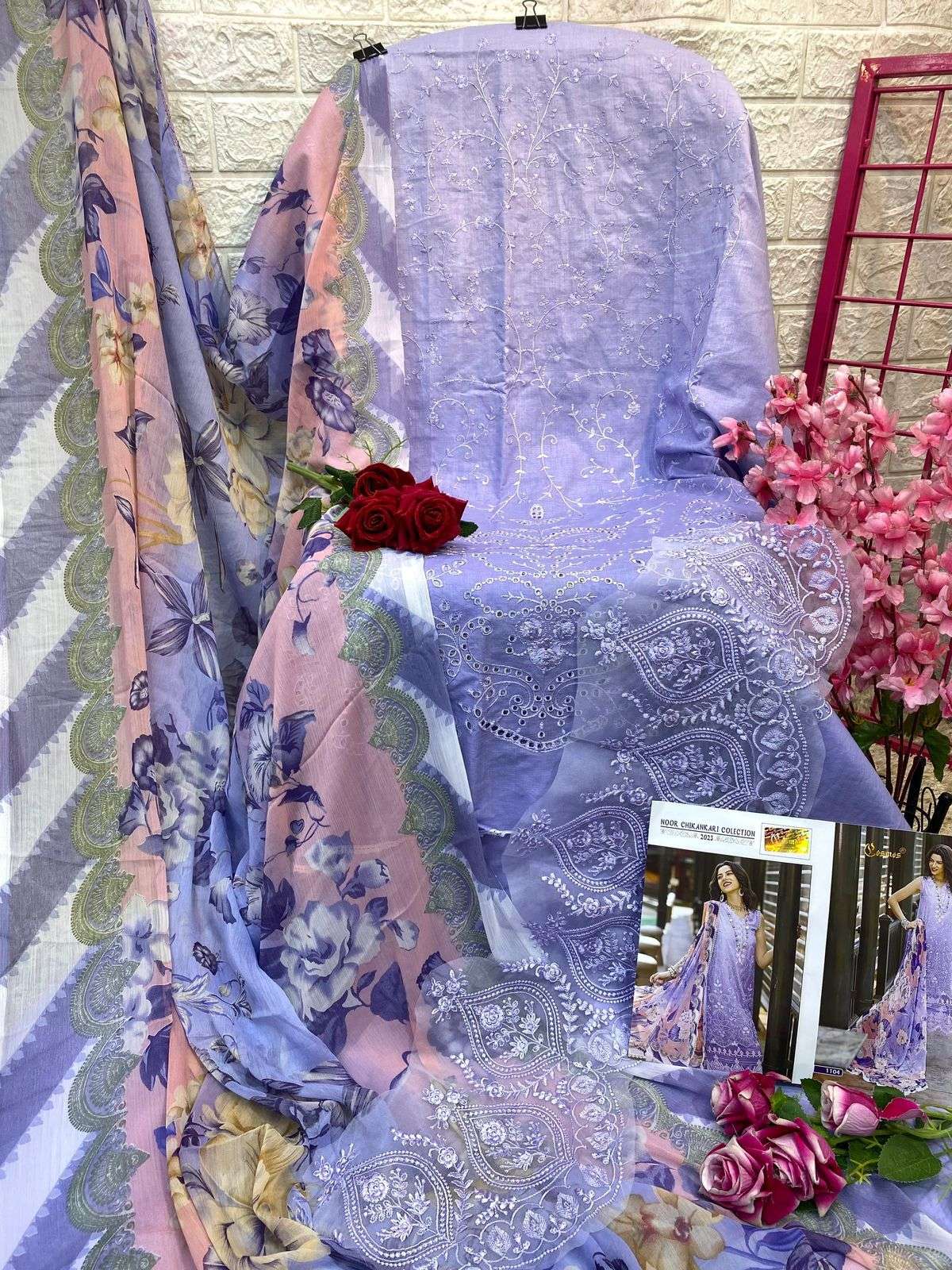 COSMOS FASHION NOOR CHIKANKARI COLLECTION 
