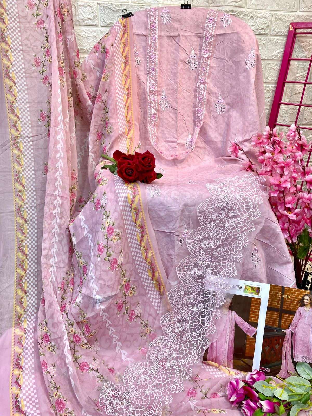 COSMOS FASHION NOOR CHIKANKARI COLLECTION 