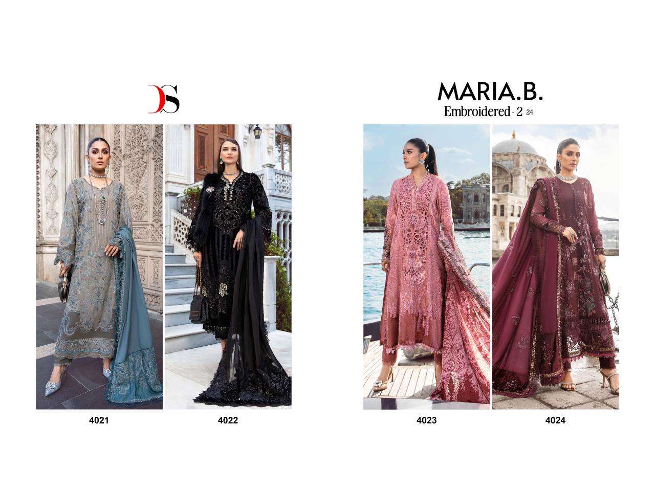 DEEPSY SUITS MARIA B EMBROIDERED 24 VOL 2 