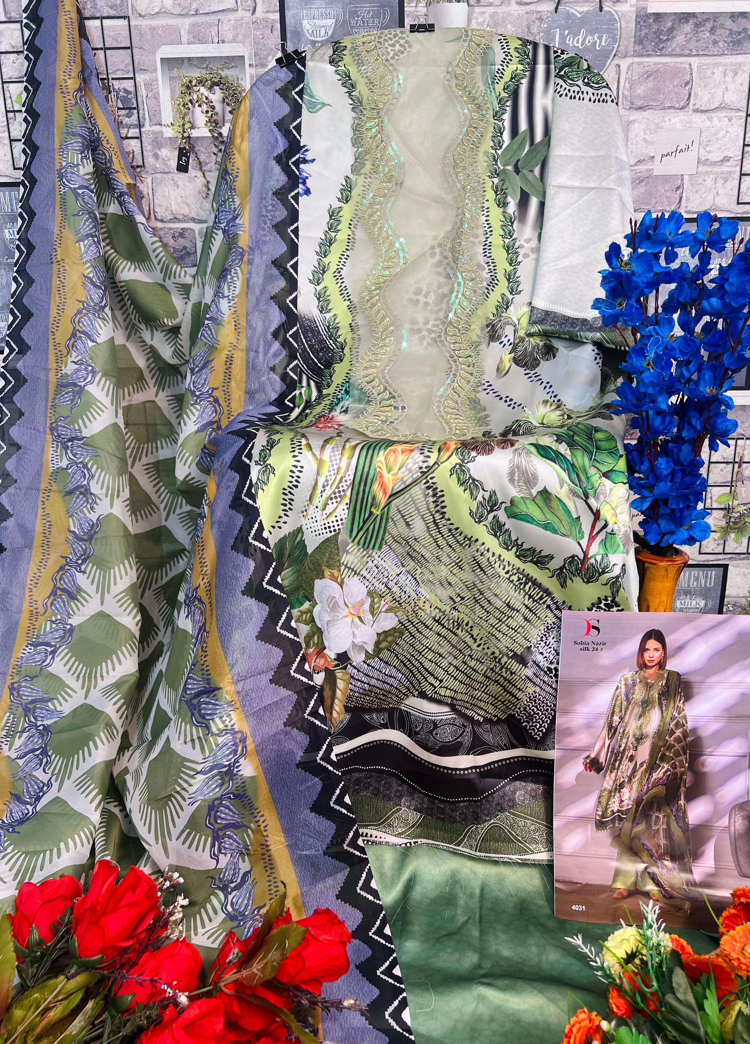 DEEPSY SUITS SOBIA NAZIR SILK 24 VOL 2 