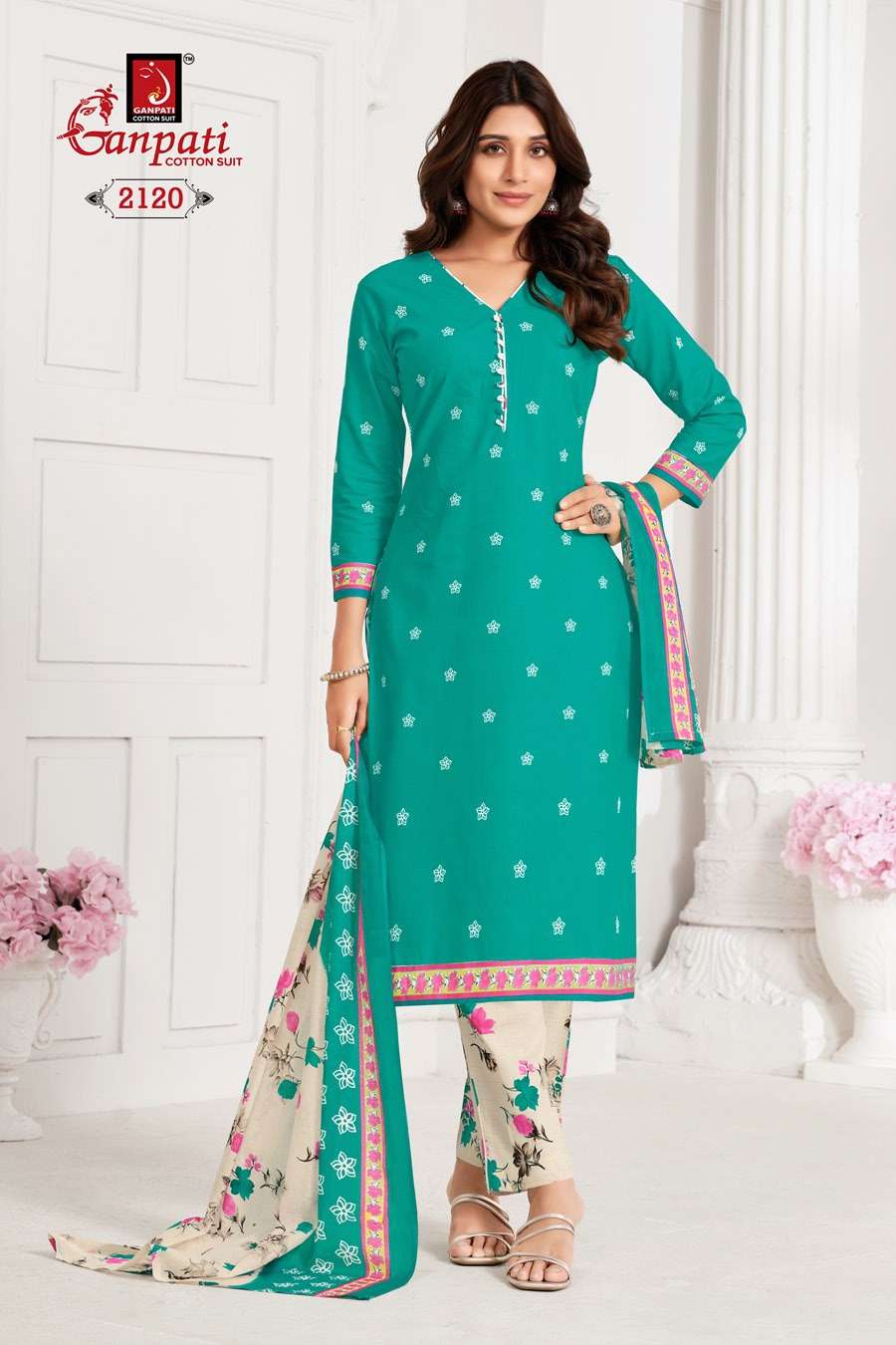 GANPATI JIGHYASHA VOL 21PANT STYLE DRES