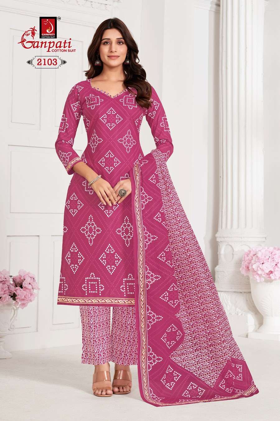 GANPATI JIGHYASHA VOL 21PANT STYLE DRES